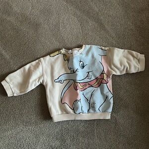 Zara dumbo sweatshirt 18-24m